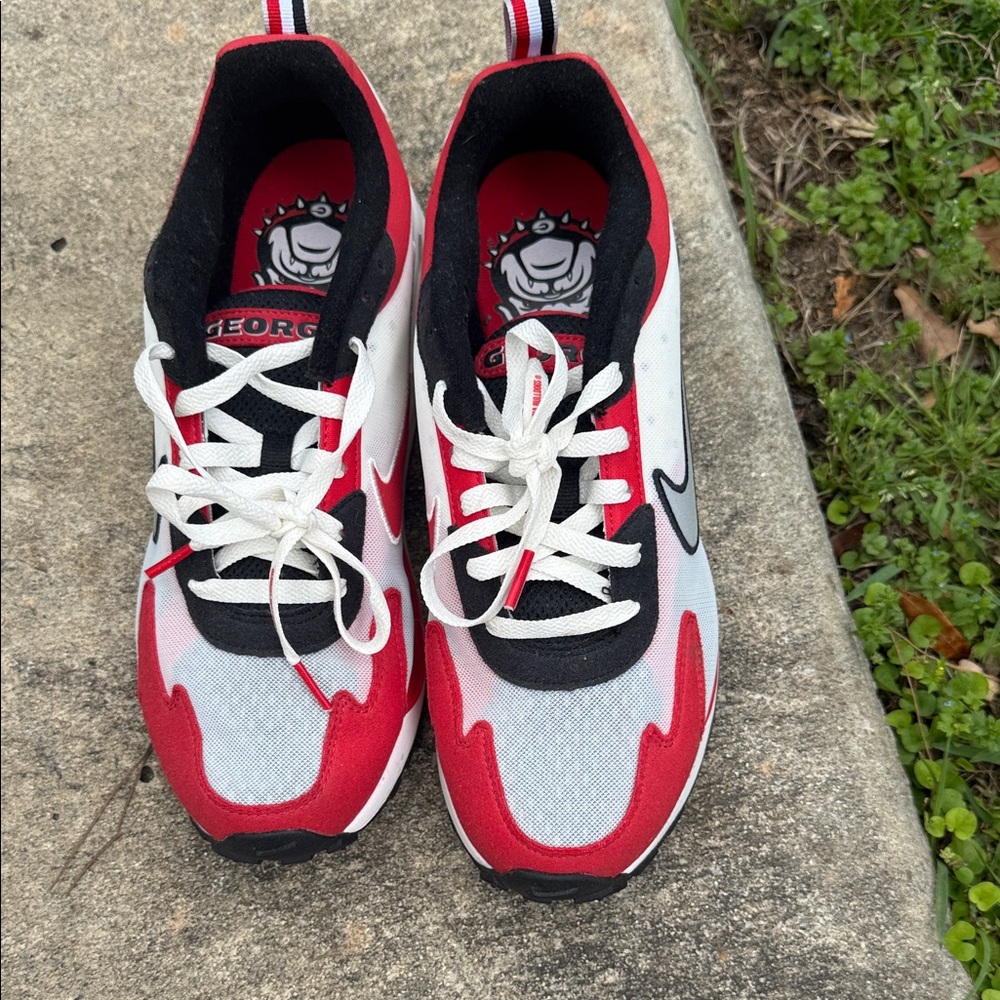 Nike Men's Red, White & Black Athletic Sneakers